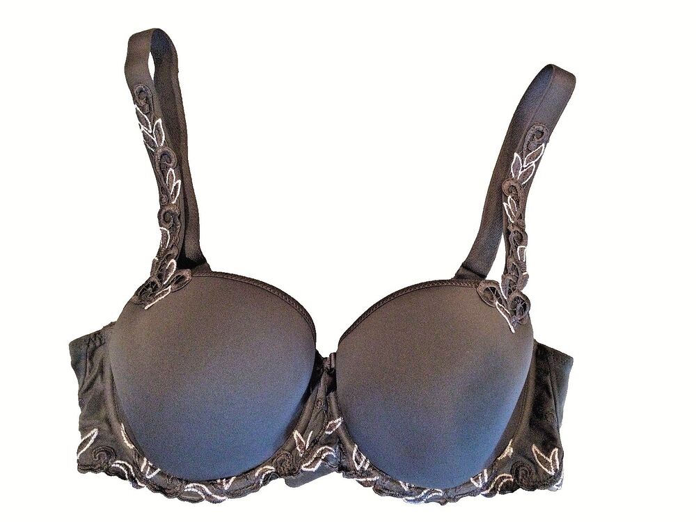 Simone Perele 32DDD Andora 3D Molded Demi Underwire Bra 131343 Brown EU 70 FR 85